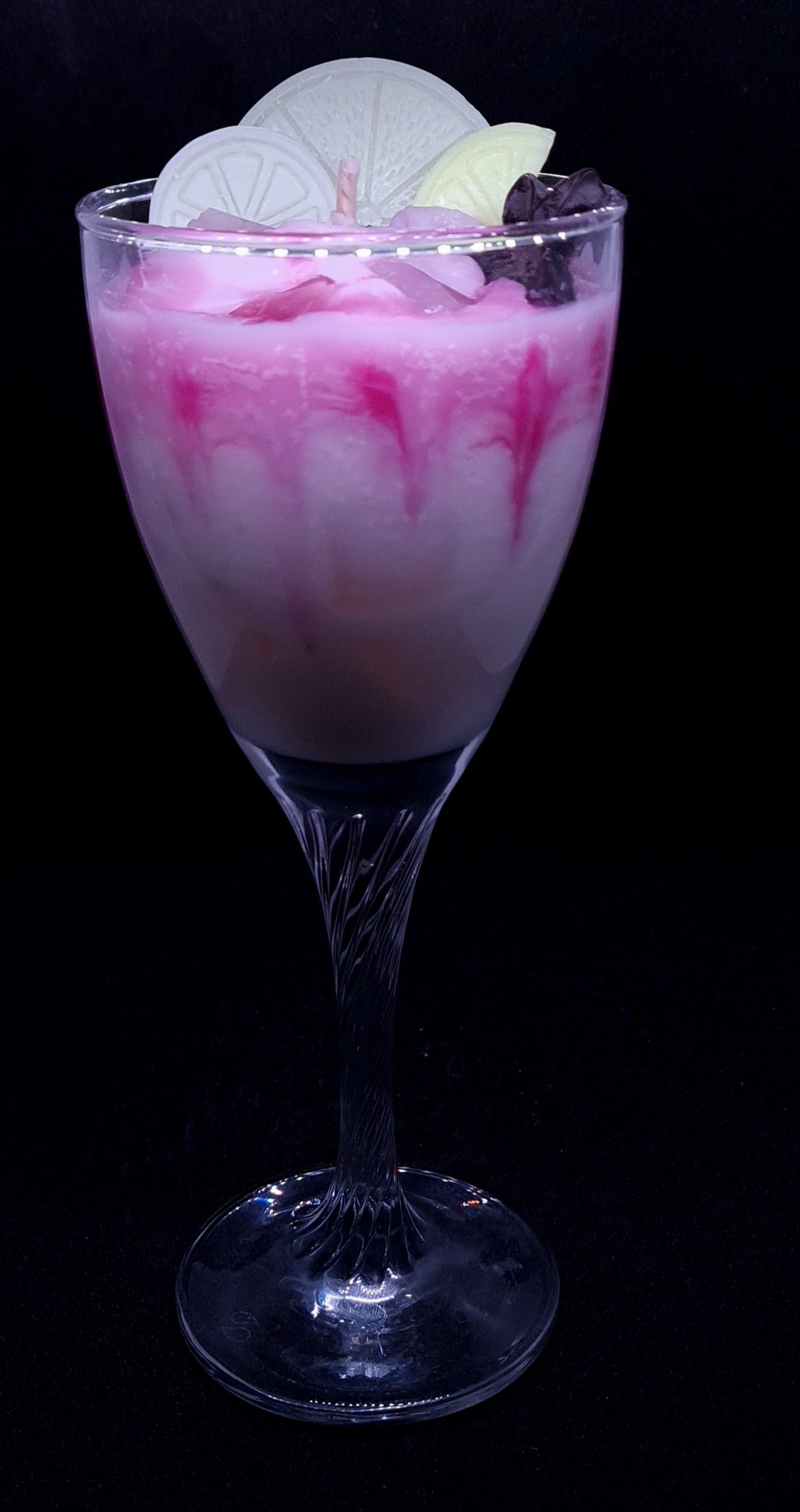 bougie cocktail rosa