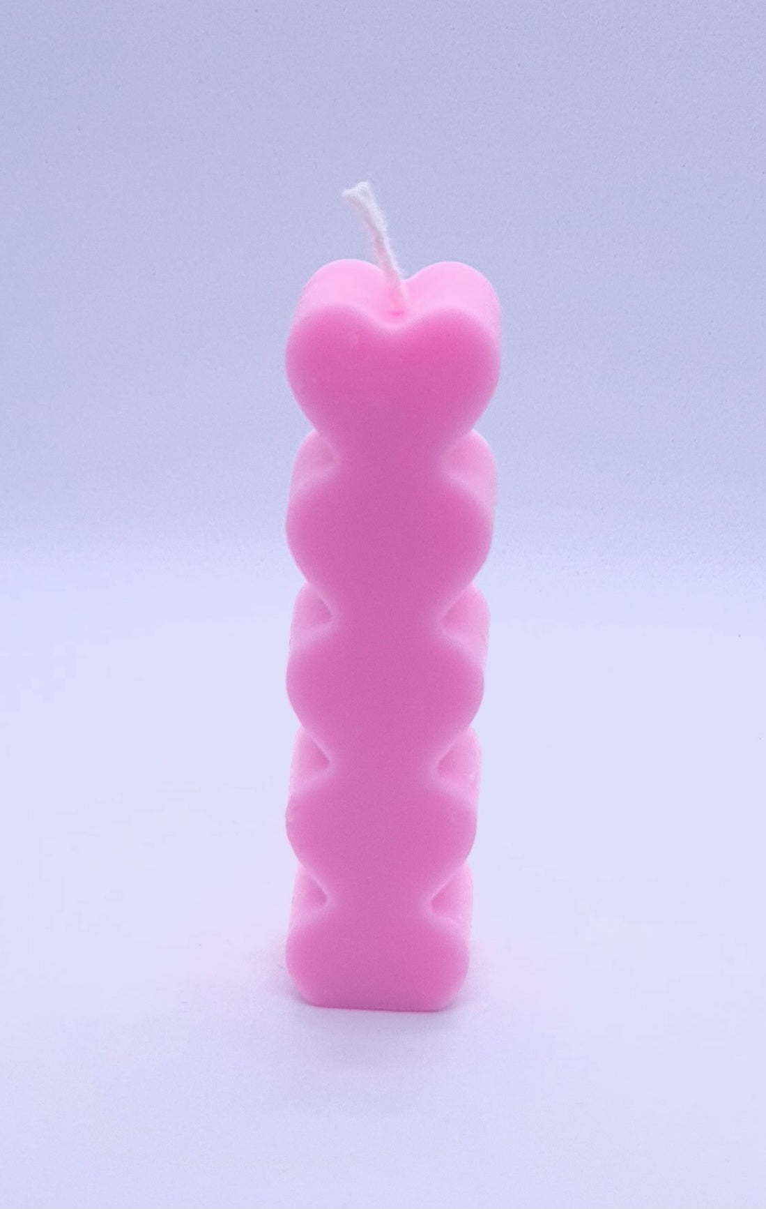 Bougie cœur de chandelle