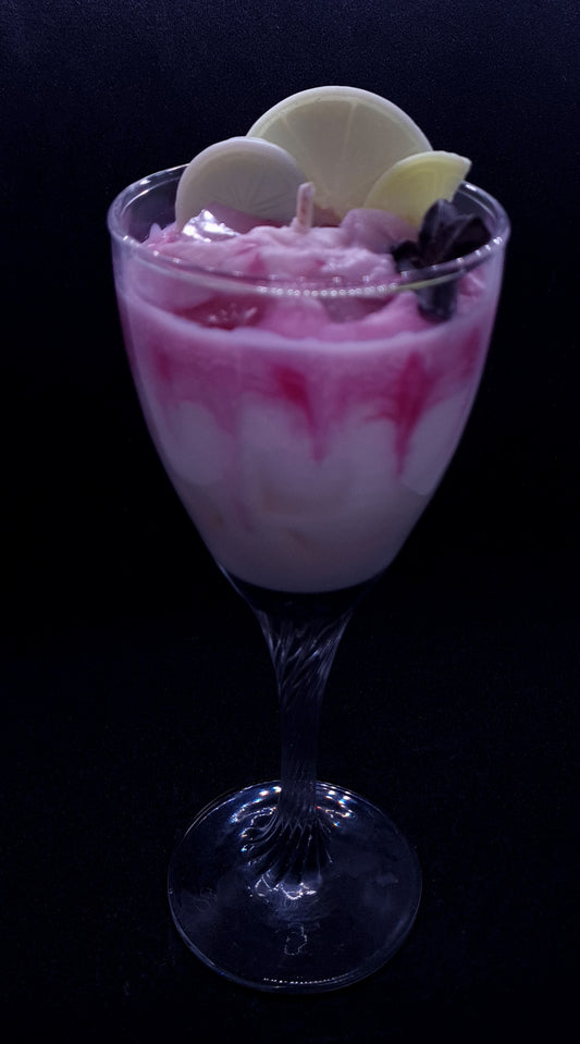 bougie cocktail rosa